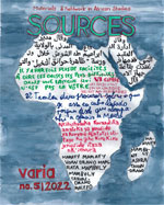 Sources. Matériaux & terrain en études africaines, numéro 5 